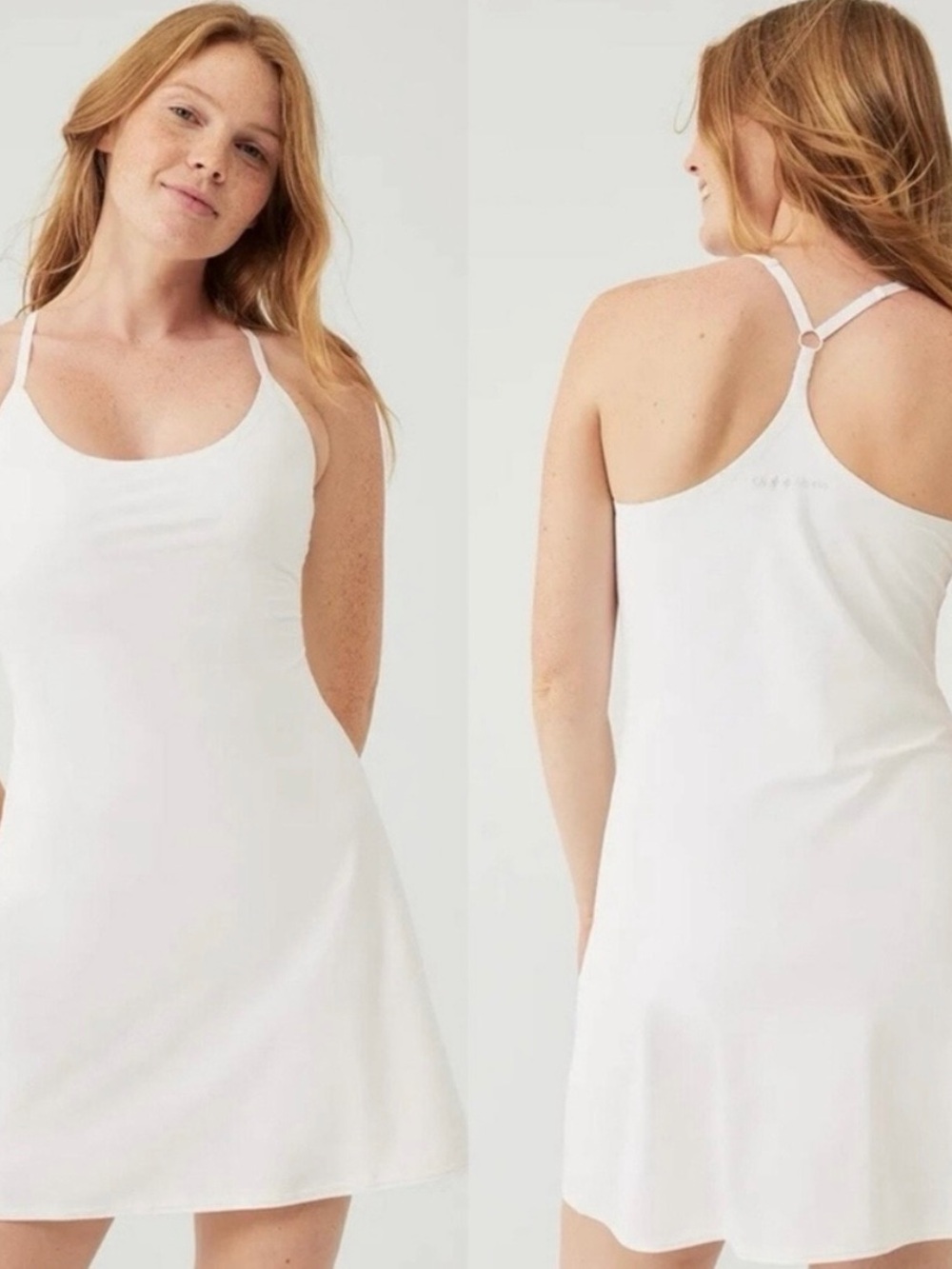 Outdoor Voices Exercise Dress White Racerback